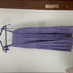 NWT Madewell Tie Strap Maxi Dress